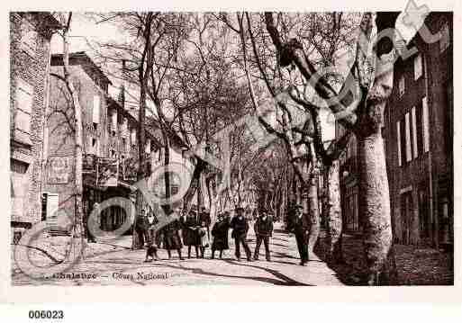 Ville de CHALABRE, carte postale ancienne