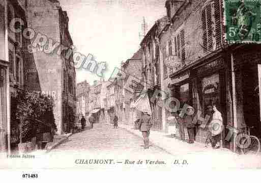 Ville de CHAUMONT, carte postale ancienne
