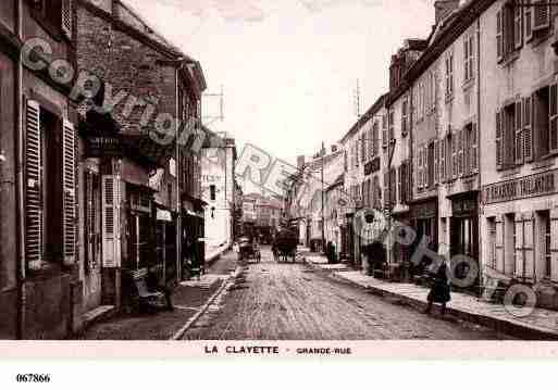 Ville de CLAYETTE(LA), carte postale ancienne