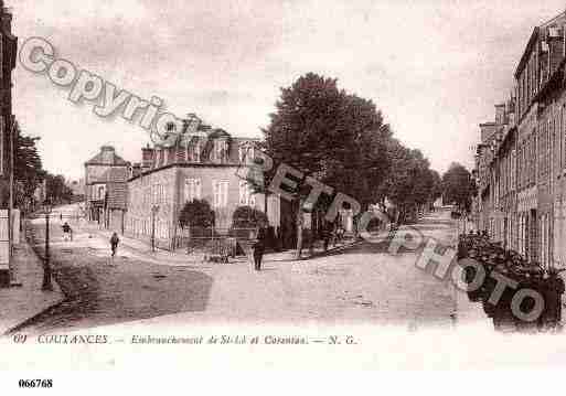 Ville de COUTANCES, carte postale ancienne