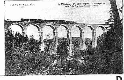 Ville de CRAPONNESURARZON, carte postale ancienne