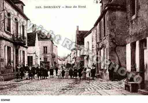 Ville de DORNECY, carte postale ancienne