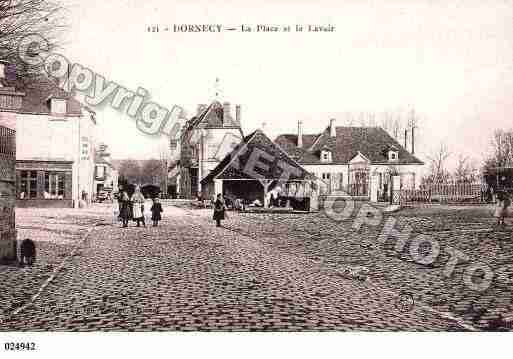 Ville de DORNECY, carte postale ancienne