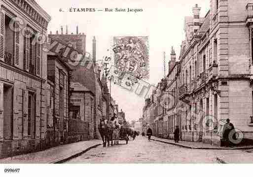 Ville de ETAMPES, carte postale ancienne