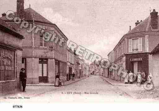 Ville de EZYSUREURE, carte postale ancienne Ville de EZYSUREURE, carte postale ancienne