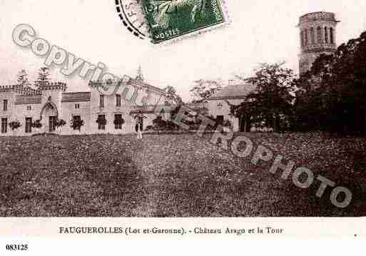 Ville de FAUGUEROLLES, carte postale ancienne