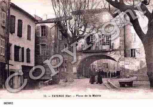 Ville de FAYENCE, carte postale ancienne