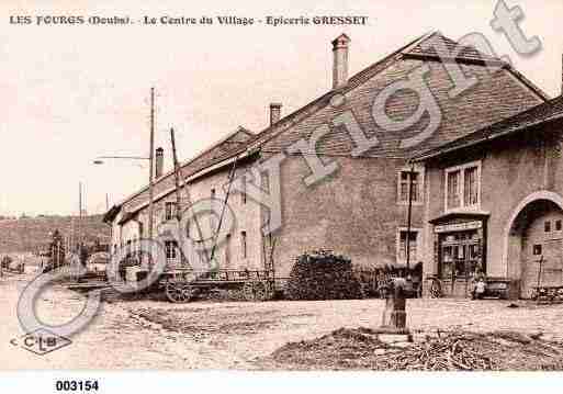 Ville de FOURGS(LES), carte postale ancienne