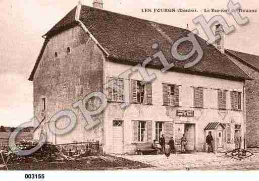 Ville de FOURGS(LES), carte postale ancienne