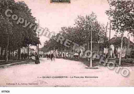 Ville de GEVREYCHAMBERTIN, carte postale ancienne