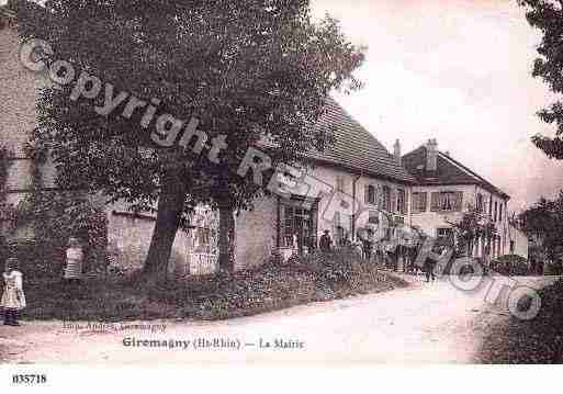 Ville de GIROMAGNY, carte postale ancienne