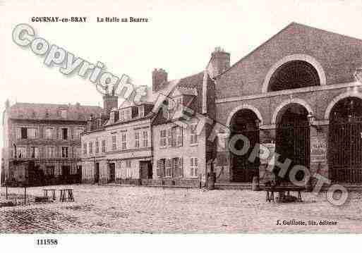 Ville de GOURNAYENBRAY, carte postale ancienne