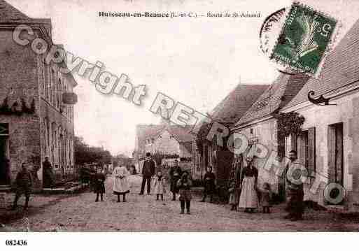 Ville de HUISSEAUENBEAUCE, carte postale ancienne