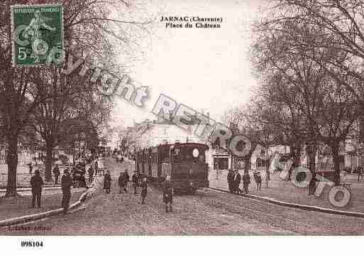 Ville de JARNAC, carte postale ancienne