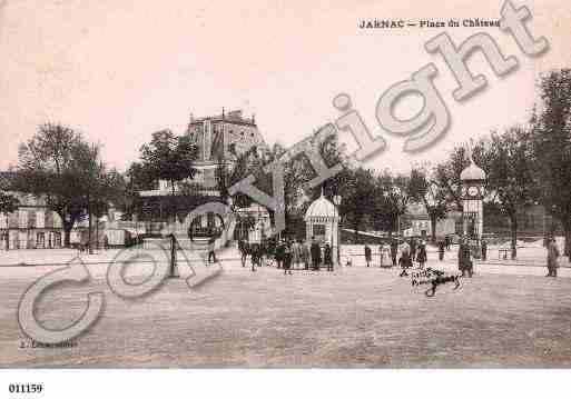 Ville de JARNAC, carte postale ancienne