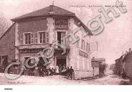 Ville de JONAGE, carte postale ancienne