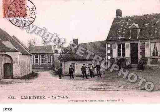 Ville de LABRUYERE, carte postale ancienne