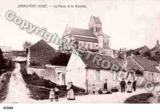 Ville de LABRUYERE, carte postale ancienne