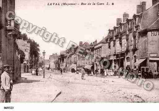 Ville de LAVAL, carte postale ancienne