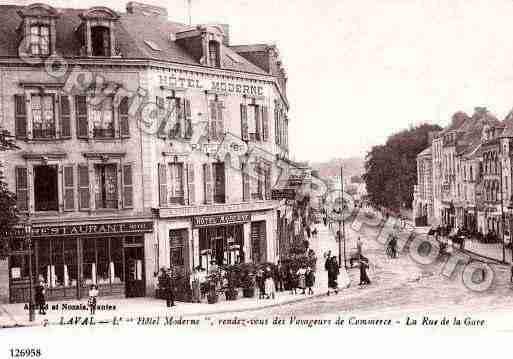 Ville de LAVAL, carte postale ancienne