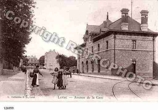 Ville de LAVAL, carte postale ancienne