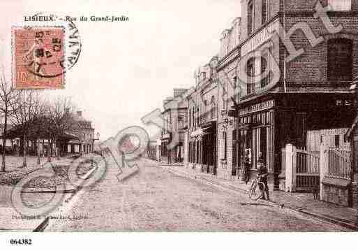 Ville de LISIEUX, carte postale ancienne