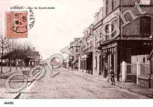 Ville de LISIEUX, carte postale ancienne