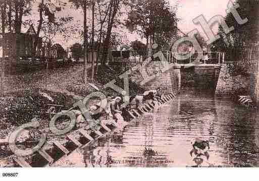 Ville de LURCYLEVIS, carte postale ancienne