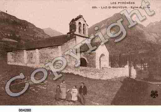 Ville de LUZ, carte postale ancienne