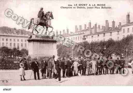 Ville de LYON, carte postale ancienne