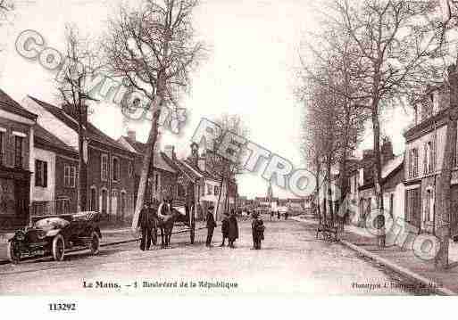 Ville de MANS(LE), carte postale ancienne