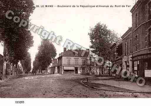 Ville de MANS(LE), carte postale ancienne