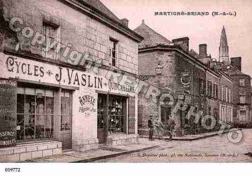 Ville de MARTIGNEBRIAND, carte postale ancienne