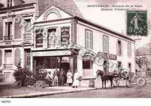 Ville de MONTARGIS, carte postale ancienne
