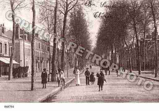 Ville de MONTARGIS, carte postale ancienne