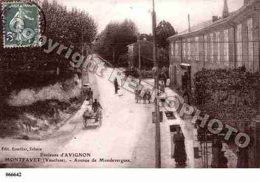 Ville de MONTFAVET, carte postale ancienne