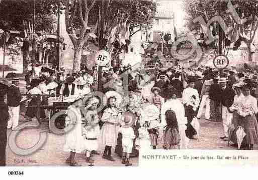 Ville de MONTFAVET, carte postale ancienne