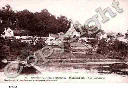 Ville de MONTGOBERT, carte postale ancienne