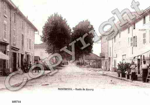 Ville de MONTREVELENBRESSE, carte postale ancienne