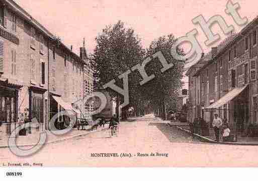 Ville de MONTREVELENBRESSE, carte postale ancienne