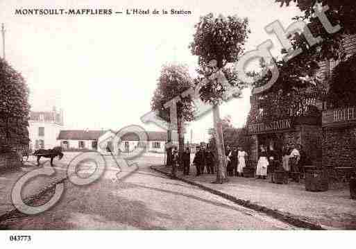 Ville de MONTSOULT, carte postale ancienne