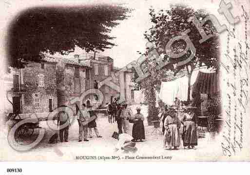 Ville de MOUGINS, carte postale ancienne