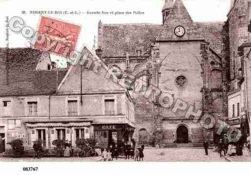 Ville de NOGENTLEROI, carte postale ancienne