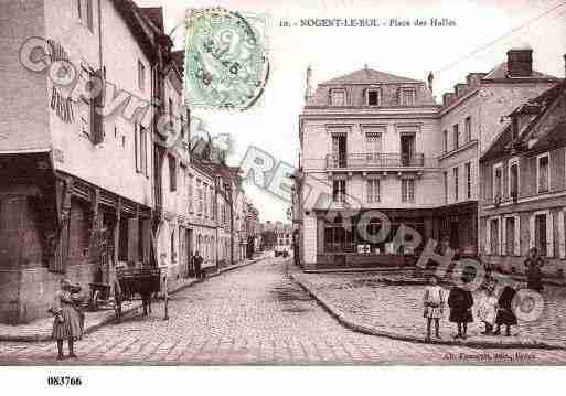 Ville de NOGENTLEROI, carte postale ancienne