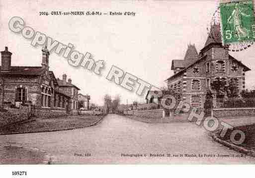 Ville de ORLYSURMORIN, carte postale ancienne