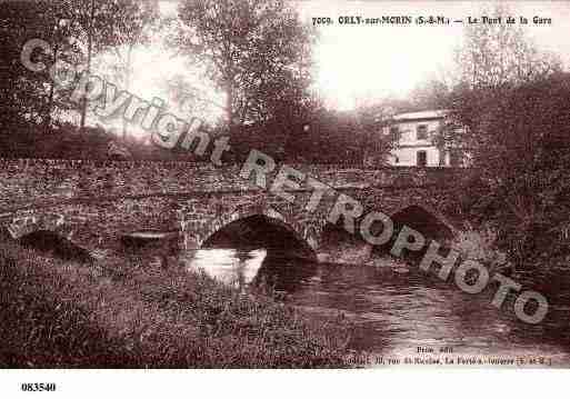 Ville de ORLYSURMORIN, carte postale ancienne