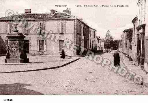 Ville de PALLUAU, carte postale ancienne