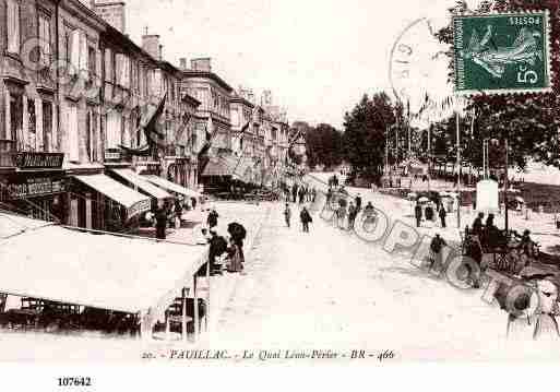 Ville de PAUILLAC, carte postale ancienne