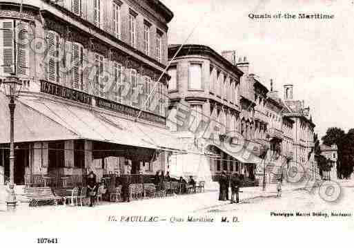 Ville de PAUILLAC, carte postale ancienne