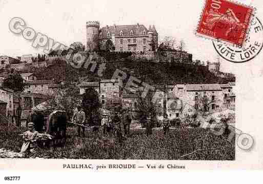 Ville de PAULHAC, carte postale ancienne